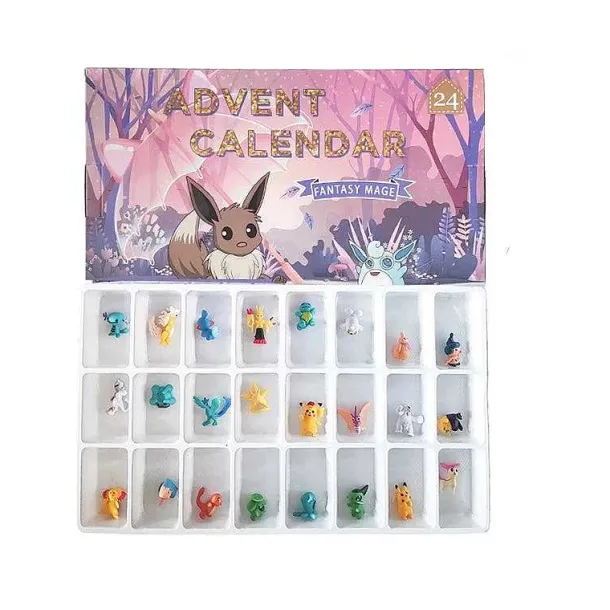 Pokemon Adventskalender Mit Evoli Motiv