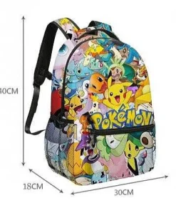 Pokemon All Over Pikachu Print Rucksack
