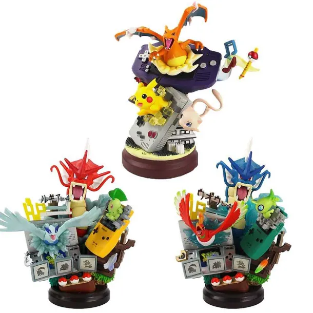 Pokemon Anime Figuren Mit Garados Oder Glurak Motiv