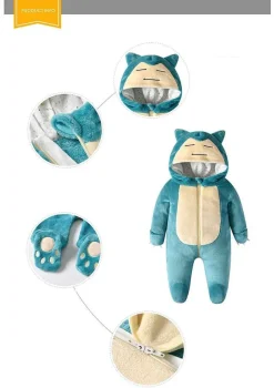 Pokemon Baby Pyjama Schlafanzug Im Susen Relaxo Snorlax Look