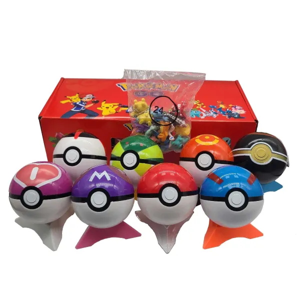 Pokemon Balle Mit Figuren - Verschiedene Boxen