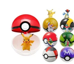 Pokemon Ball Set 12 Stk. Pokebälle Mit 24 Pokemon Figuren