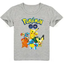 Pokemon Baumwolle T-Shirt Fur Kinder - Viele Motive Und Farben