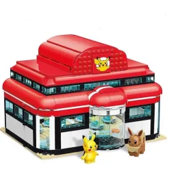 Pokemon Baustein Haus - Verschiedene Motive