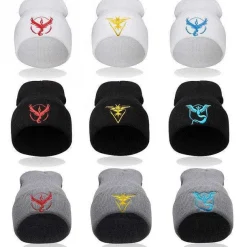 Pokemon Beanie Mutze Herbst / Winter Mit Pikachu Motiv Verschiedene Farben