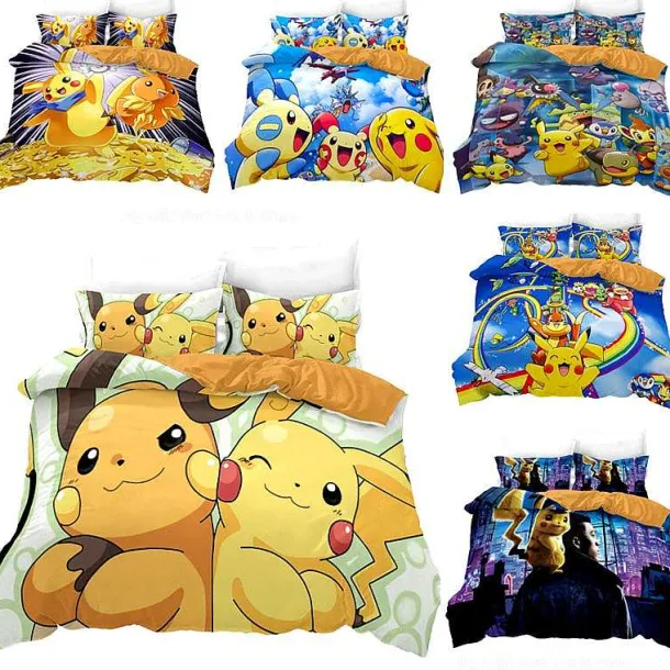 Pokemon Bettwasche (Verschiedene Motive & Grosen Zur Auswahl)