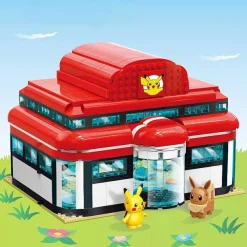 Pokemon Center Haus Baustein Set