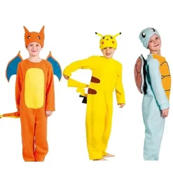 Pokemon Cosplay Pyjama Pikachu, Schiggy Oder Glurak