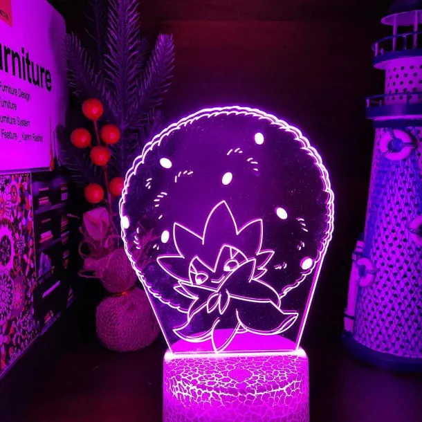 Pokemon Cottomi Eldegoss Led Lampe