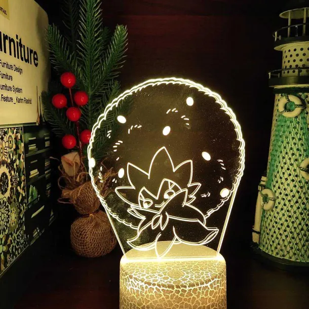 Pokemon Cottomi Eldegoss Led Lampe