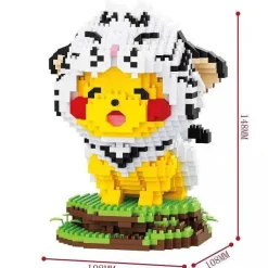 Pokemon 3D Bausatz Pikachu Im Tigerkostum
