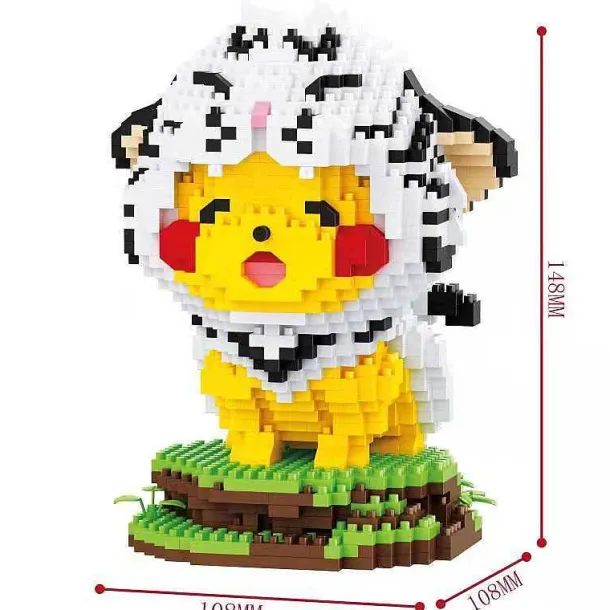Pokemon 3D Bausatz Pikachu Im Tigerkostum