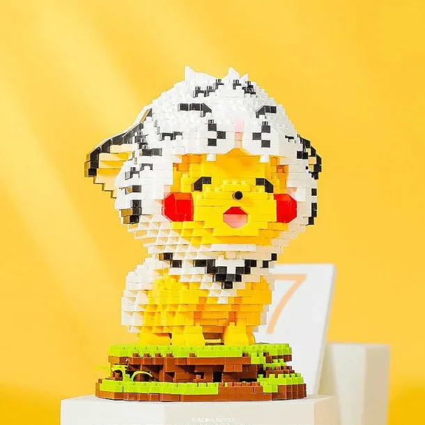 Pokemon 3D Bausatz Pikachu Im Tigerkostum