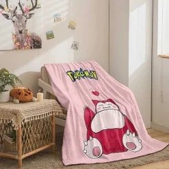 Pokemon Decke In Vielen Motiven (Pikachu, Evoli Etc.)