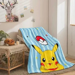 Pokemon Decke In Vielen Motiven (Pikachu, Evoli Etc.)