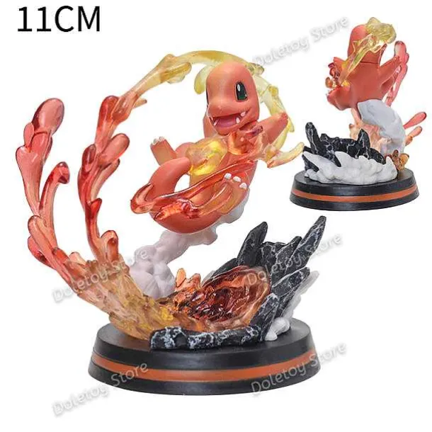 Pokemon Dekorative Sammelfiguren Charmander Squirtle Bulbasaur Chikorita Ivysaur Cyndaquil Vulpix