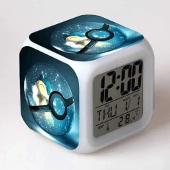 Pokemon Digital Wecker / Uhr - 7 Farben (19 Verschiedene Motive)