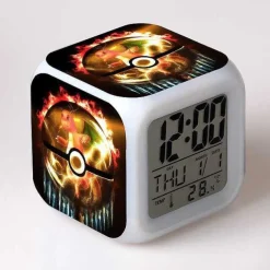 Pokemon Digital Wecker / Uhr - 7 Farben (19 Verschiedene Motive)