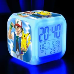 Pokemon Digital Wecker / Uhr - 7 Farben (19 Verschiedene Motive)