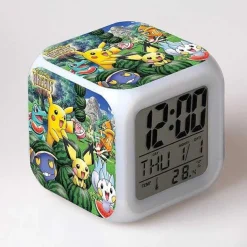 Pokemon Digital Wecker / Uhr - 7 Farben (19 Verschiedene Motive)