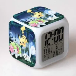Pokemon Digital Wecker / Uhr - 7 Farben (19 Verschiedene Motive)