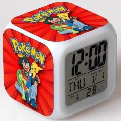 Pokemon Digital Wecker / Uhr - 7 Farben (19 Verschiedene Motive)