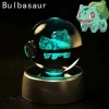 Pokemon 3D Krystal Ball Pikachu Gengar Mew Mewtwo Etc.