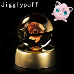 Pokemon 3D Krystal Ball Pikachu Gengar Mew Mewtwo Etc.
