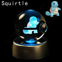 Pokemon 3D Krystal Ball Pikachu Gengar Mew Mewtwo Etc.