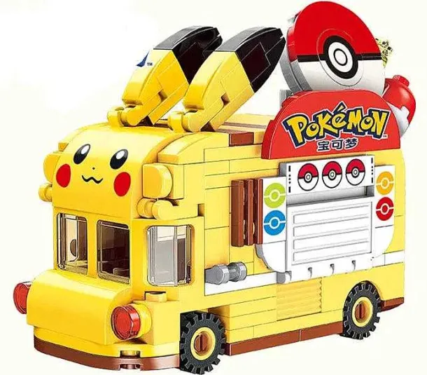 Pokemon Eiswagen Und Food Truck Klemm Baustein Spielzeug