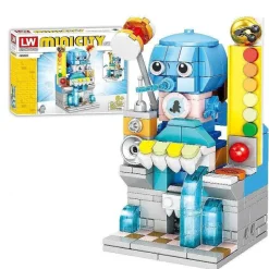 Pokemon Enton, Pikachu, Schiggy, Evoli 4In1 Strasen Baustein Set