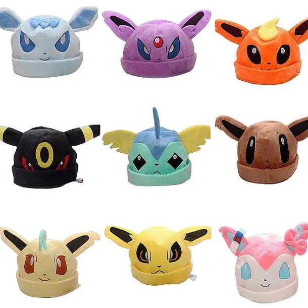Pokemon Evoli, Eevee, Umbreon, Sylveon, Etc. Cosplay Mutze