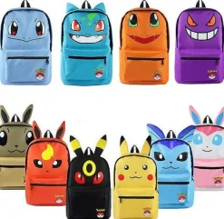 Pokemon Evoli, Haunter, Bisasam Etc. Rucksack (Verschiedene Motive)