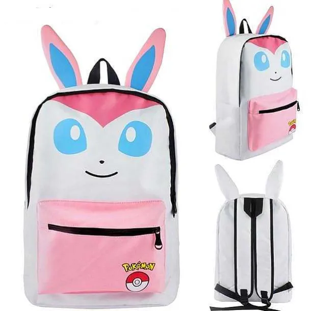 Pokemon Evoli, Haunter, Bisasam Etc. Rucksack (Verschiedene Motive)
