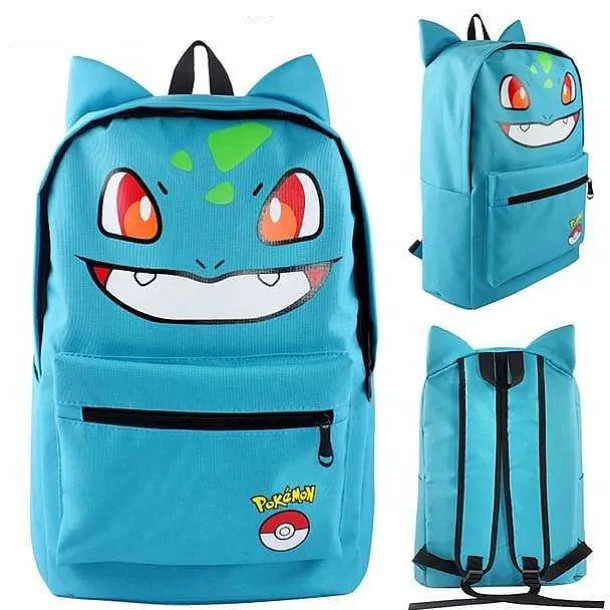 Pokemon Evoli, Haunter, Bisasam Etc. Rucksack (Verschiedene Motive)
