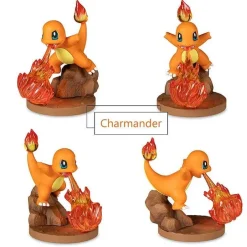 Pokemon Figuren 6Er Set Mit Charmander, Mimikyu, Fukano, Sylveon, Leafeon, Glaceon