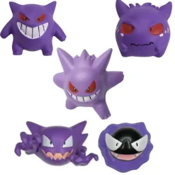 Pokemon Figuren Geist Typ - Gengar, Nebulak, Haunter, Zwirrlicht, Traunfugil Ca. 4Cm