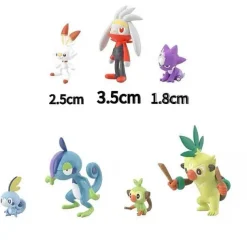 Pokemon Figuren Mit Trainer Und Pokemon - Verschiedene Motive