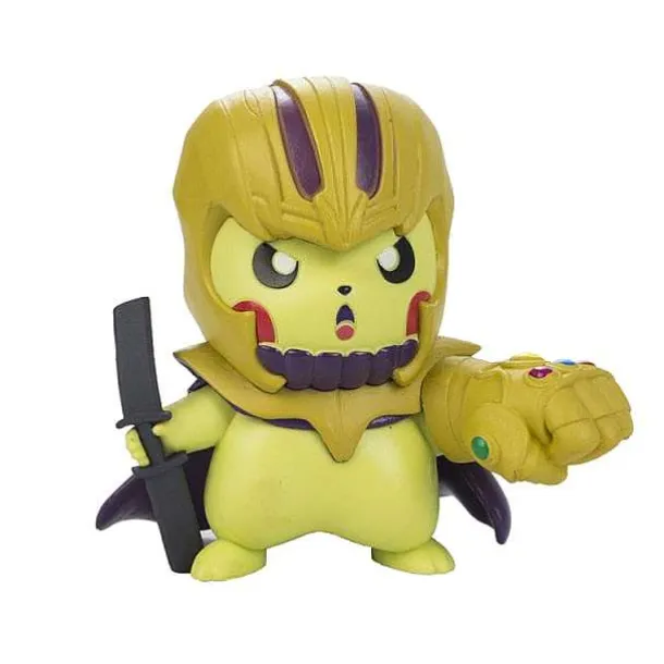 Pokemon Figuren - Pikachu Cosplay Als Captain America Iron Man Hulk Thanos Ant Man Thor (Ca. 10Cm)