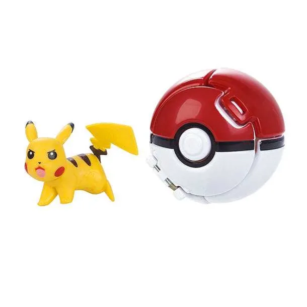 Pokemon Figur Mit Pokeball Clip N Go Spielzeug