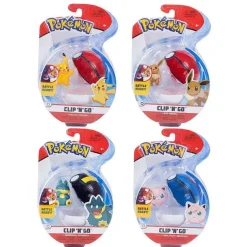 Pokemon Figur Mit Pokeball Clip N Go Spielzeug