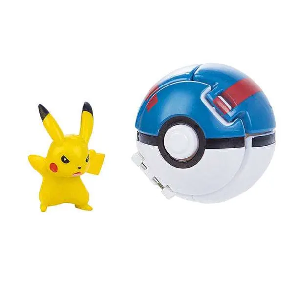 Pokemon Figur Mit Pokeball Clip N Go Spielzeug