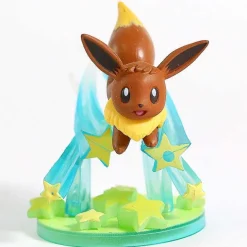 Pokemon Flareon Jolteon Umbreon Eevee Vulpix Rowlet Jigglypuff Cubone Litten Espeon Absol Sammel Figuren