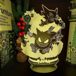 Pokemon Gengar Nacht Lampe Licht Mit Farbwechsel