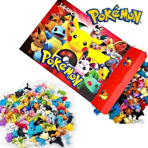 Pokemon Geschenkbox Mit 144 Figuren