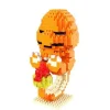 Pokemon Glumanda Charmander Nanoblock Baustein Figur, 609 Teile