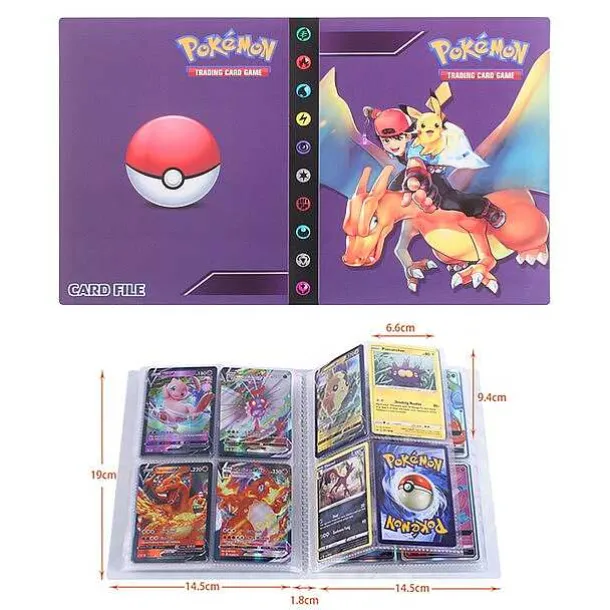 Pokemon Glurak Charizard U. A. Sammel Karten Album Fur 240 Karten