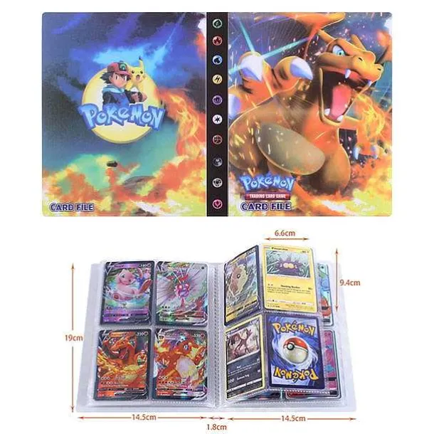 Pokemon Glurak Charizard U. A. Sammel Karten Album Fur 240 Karten