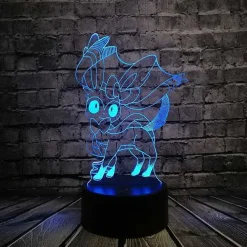 Pokemon Go 3D Led Lampe Mit Farbwechsel (Nachtlicht, Tischlampe)