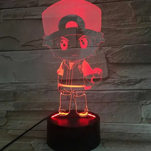 Pokemon Go Snorlax, Ash Ketchum U. A. Lampe Mit Farbwechsel (7 / 16 Farben)